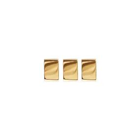 Gold Plated 3 Simple Bricks