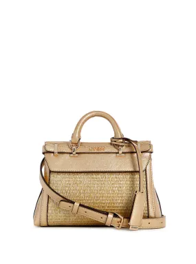 Gold Sestri Mini Satchel Bag