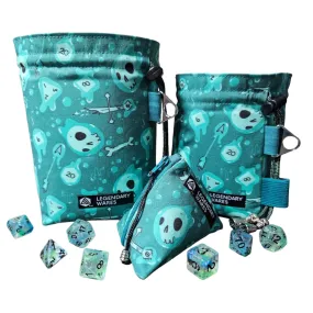 Green Gelationous Cube Dice Bags