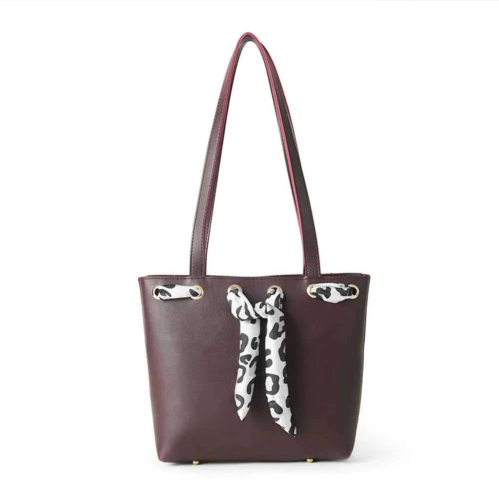 Grip Tote Bag Maroon