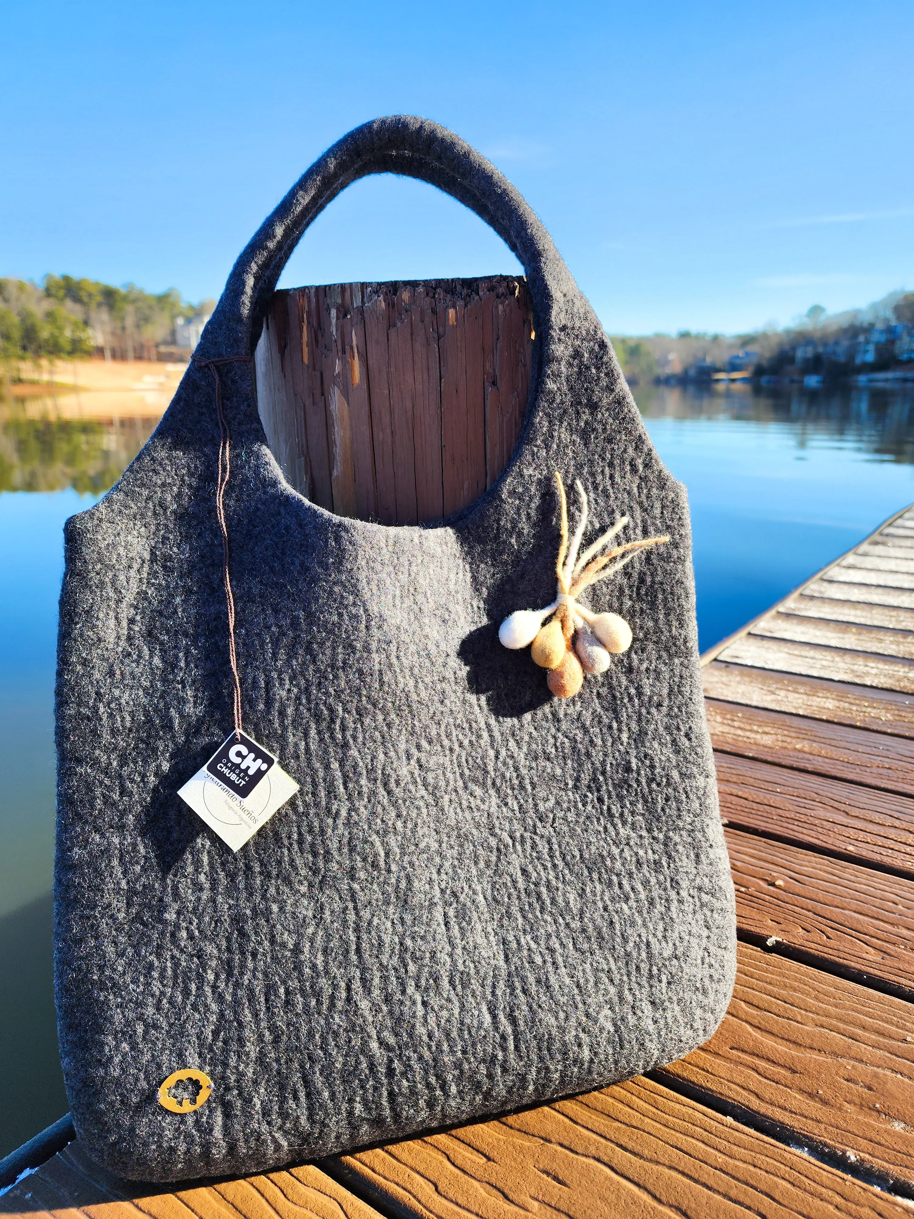 Handbag Merino Wool Felt Puelo