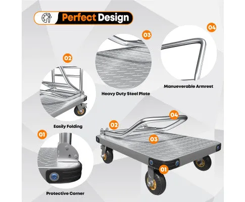 Heavy Duty Steel Platform Trolley