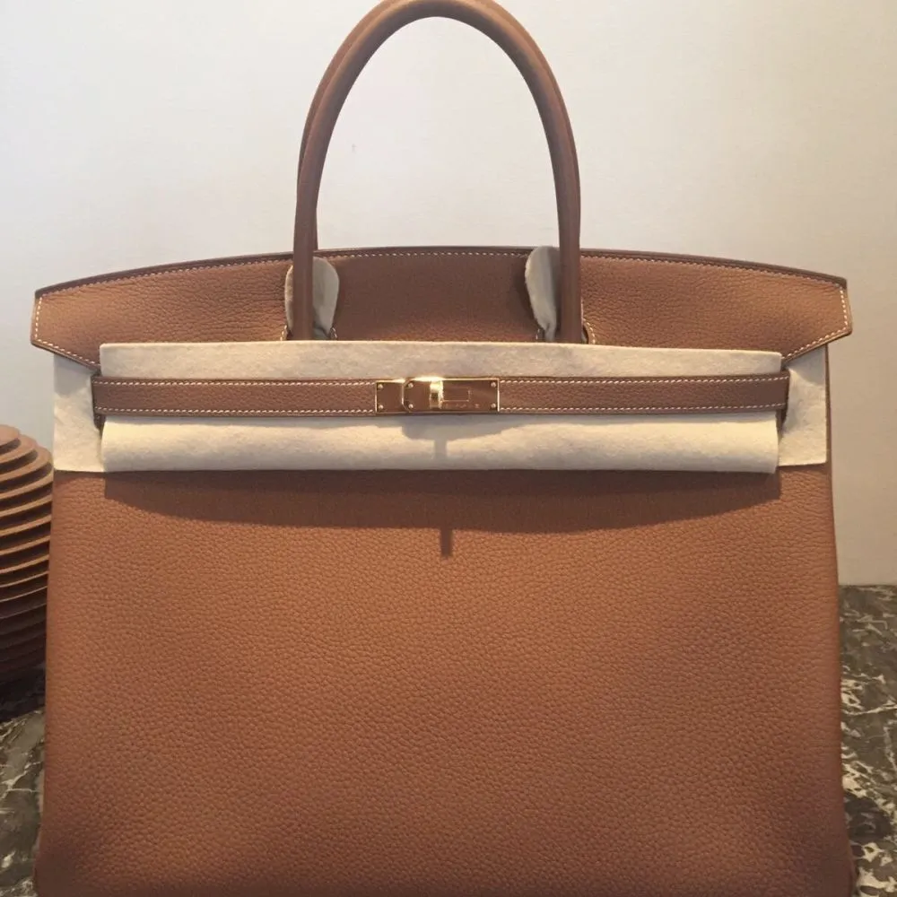 Hermès Birkin 40 Gold Togo Gold Hardware GHW