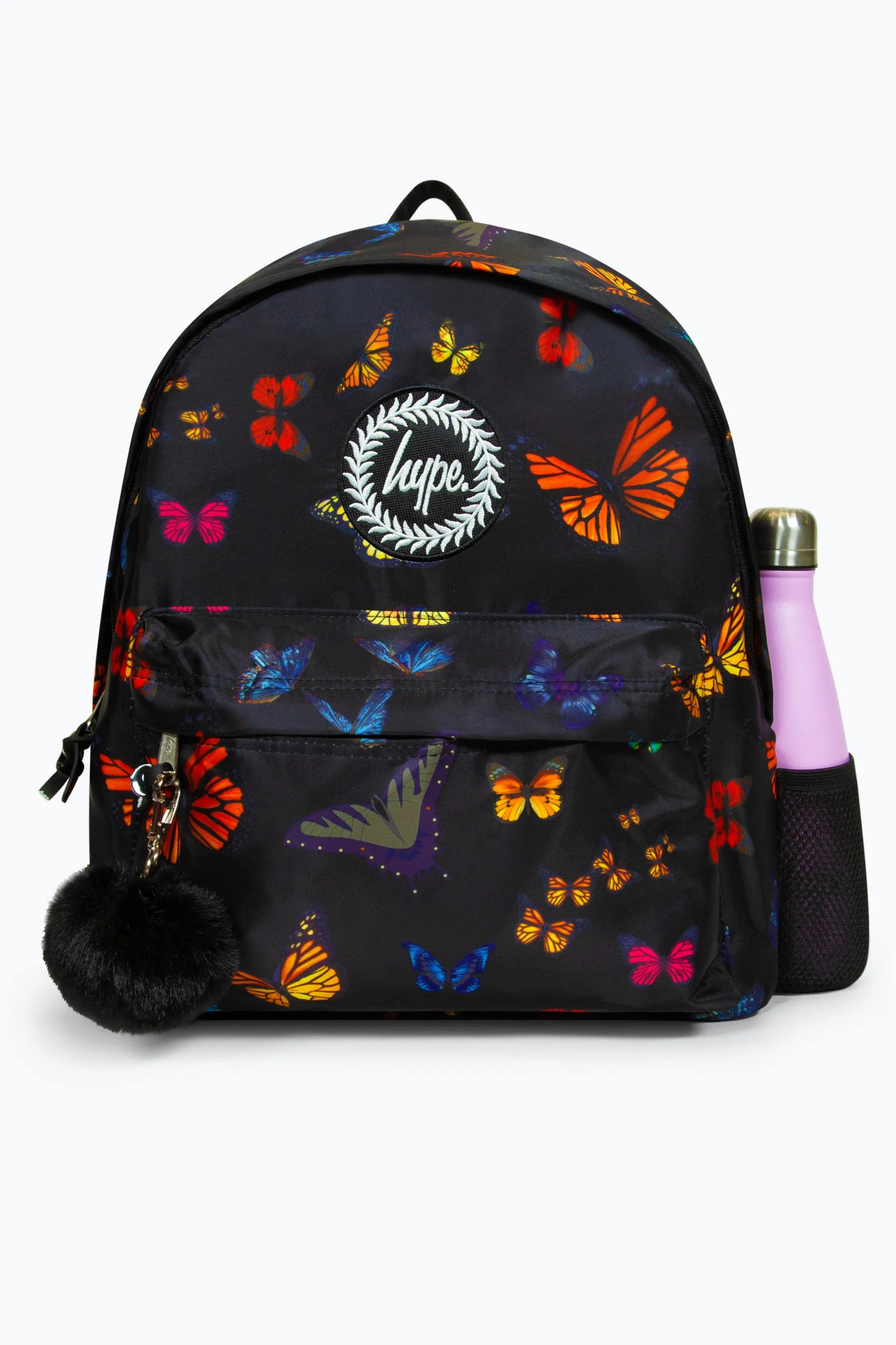 Hype Girls Iconic Black Butterfly Backpack