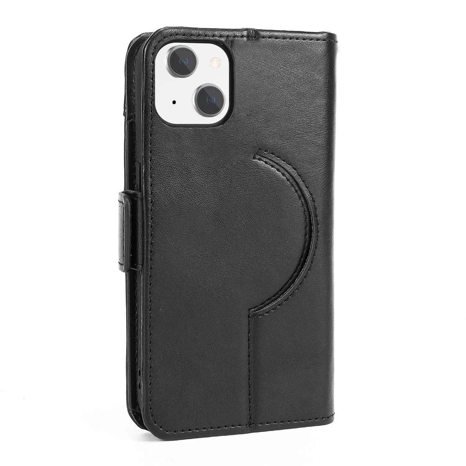 Indy Series Leather Wallet Case with Screen and Camera Protector - iPhone 15