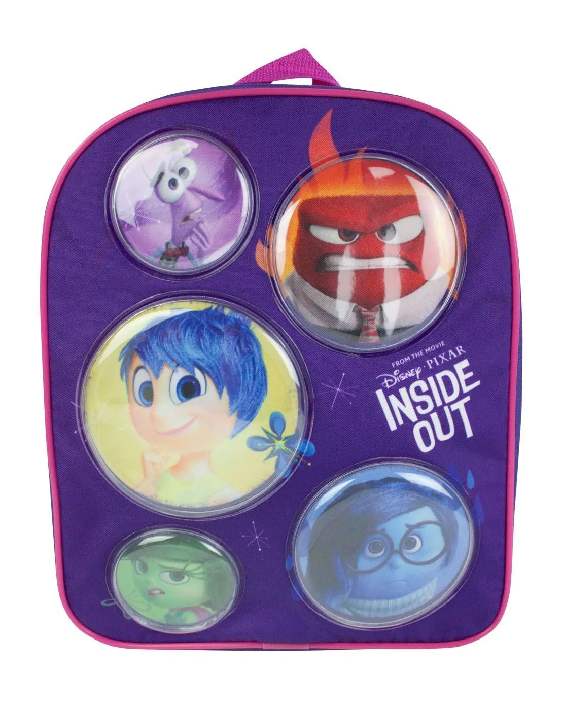 Inside Out Emotions Backpack Purple Rucksack