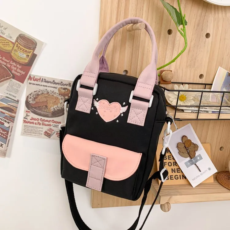 Japanese Kawaii Heart Wing Shoulder Bag