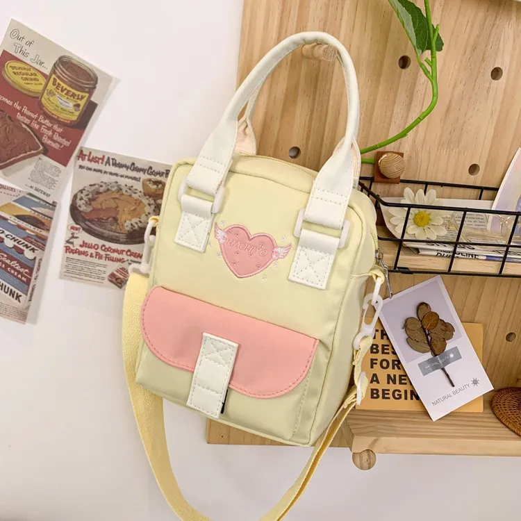 Japanese Kawaii Heart Wing Shoulder Bag