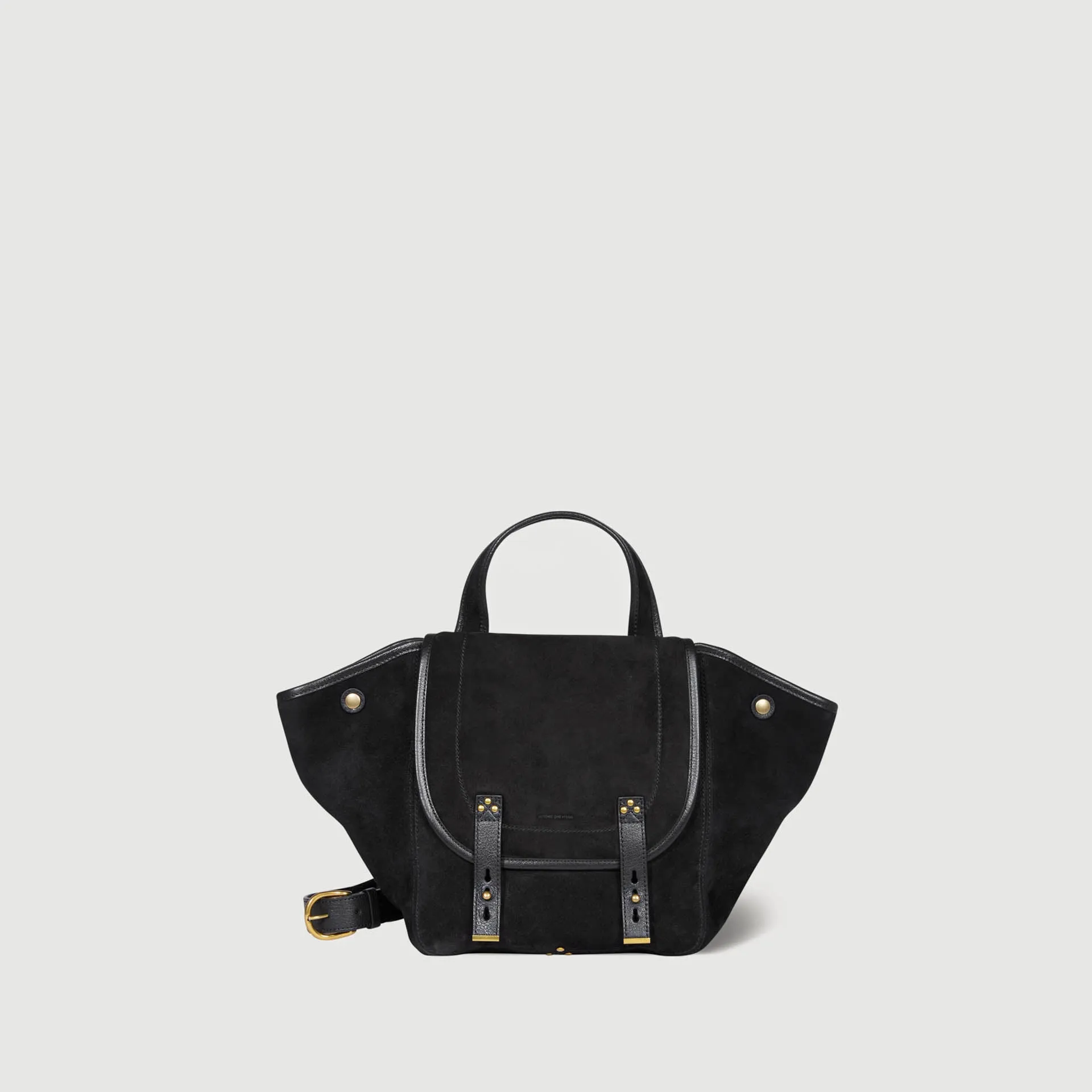 JEROME DREYFUSS SHOULDER BAG STAN PANIER M CR BLACK