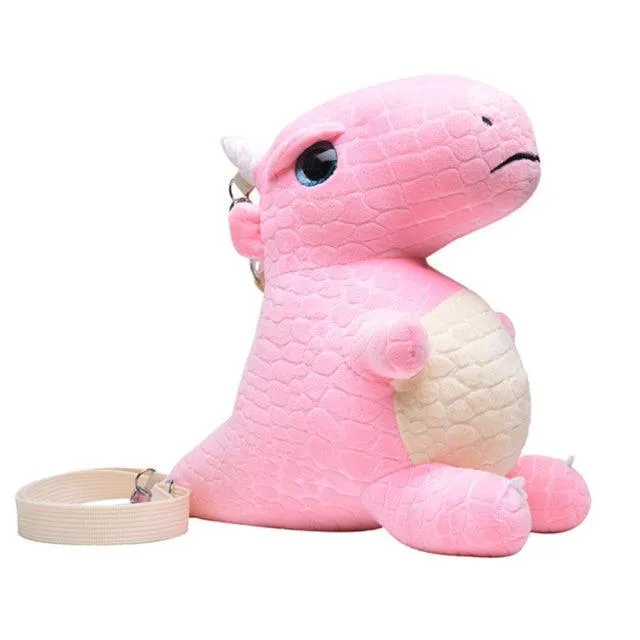 Kawaii Small Plush Dinosaur Backpack - Kawaii Bag