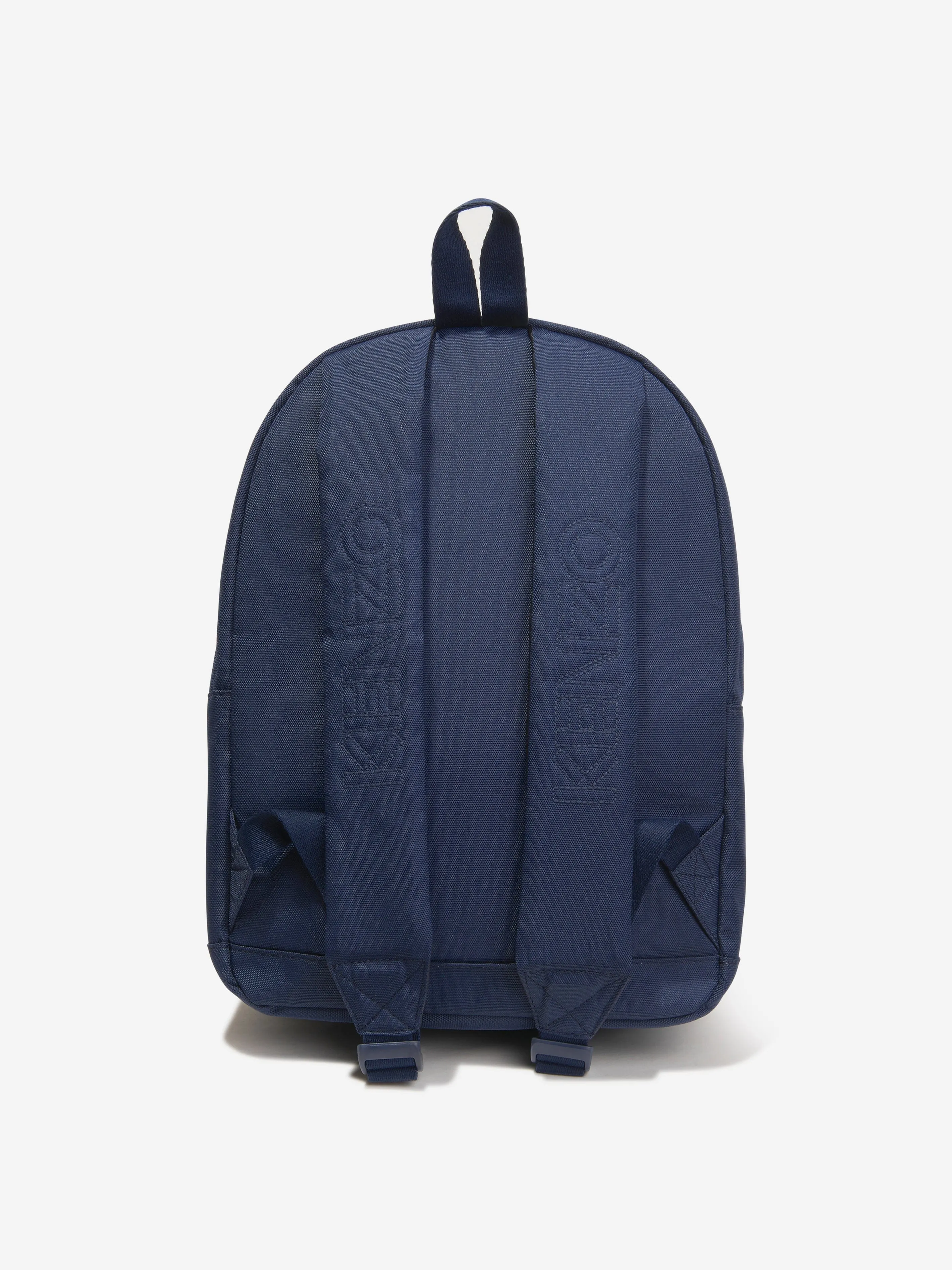 KENZO Kids Embroidered Badges Backpack in Navy