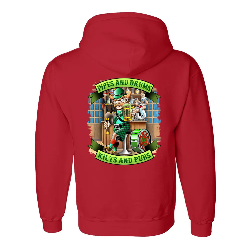 Kilts and Pubs Premium Firefighter Hoodie