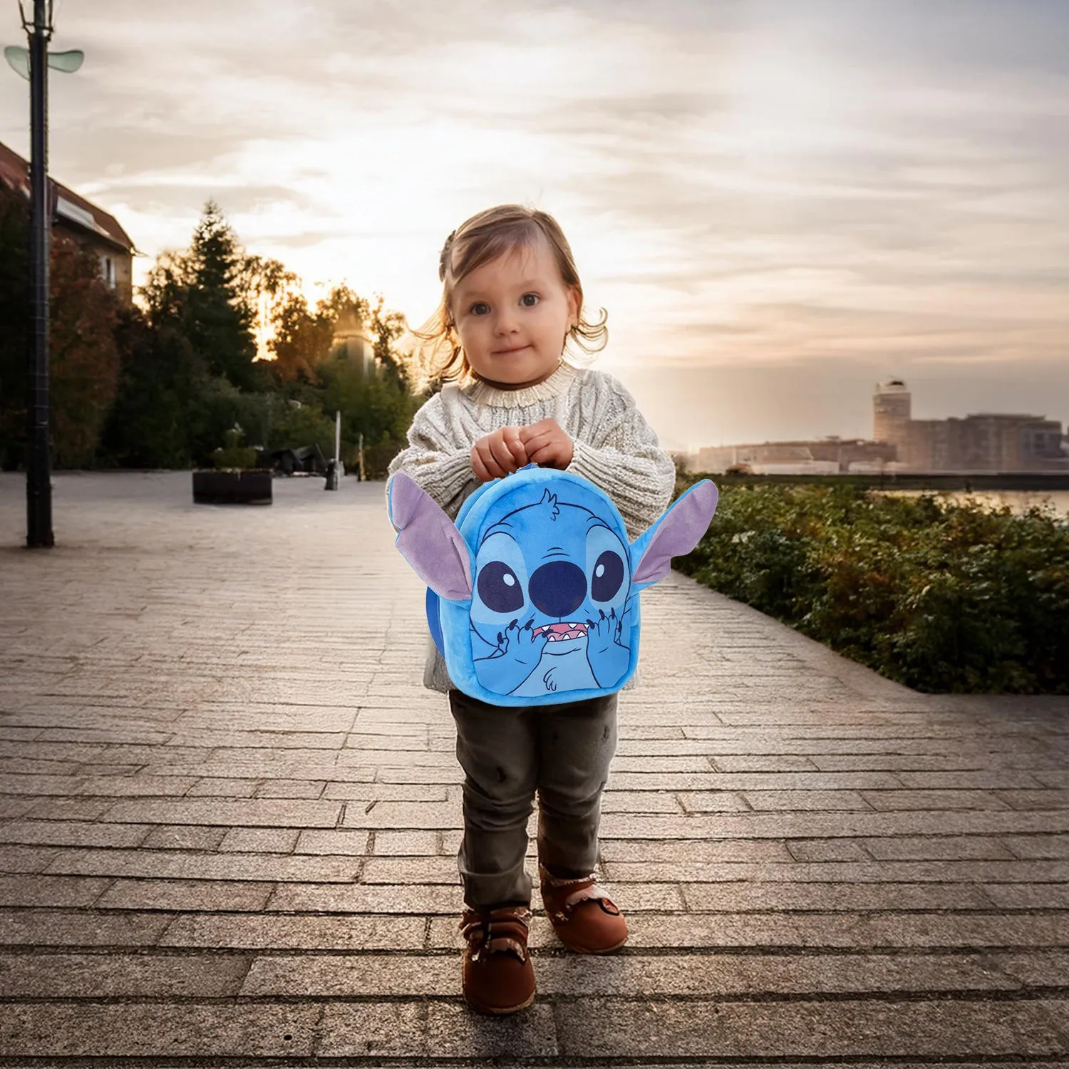 Kindergarten Stitch Teddy Backpack