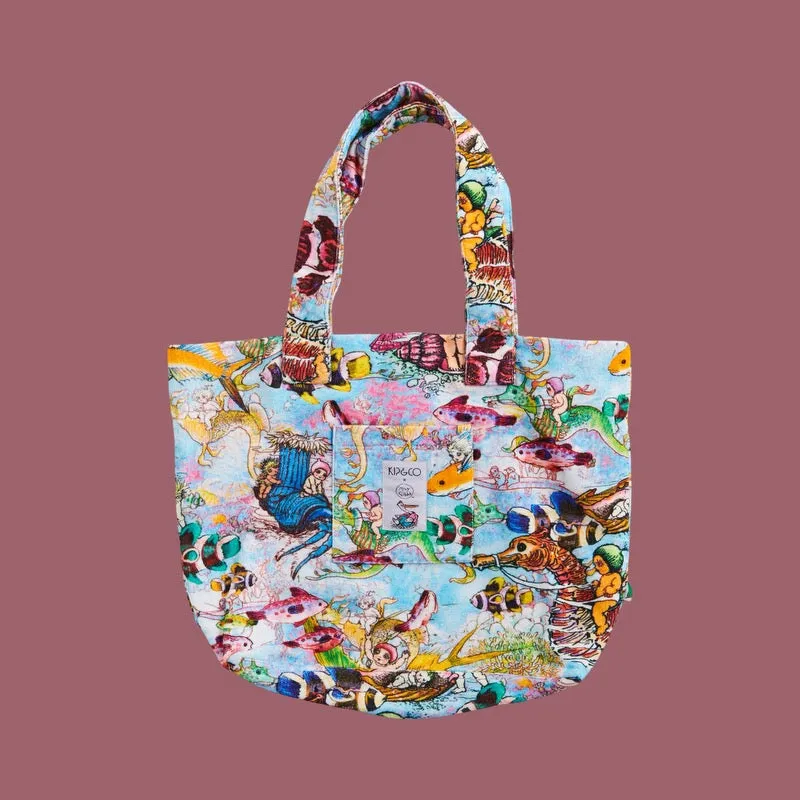 Kip & Co X May Gibbs Waterworld Terry Beach Bag