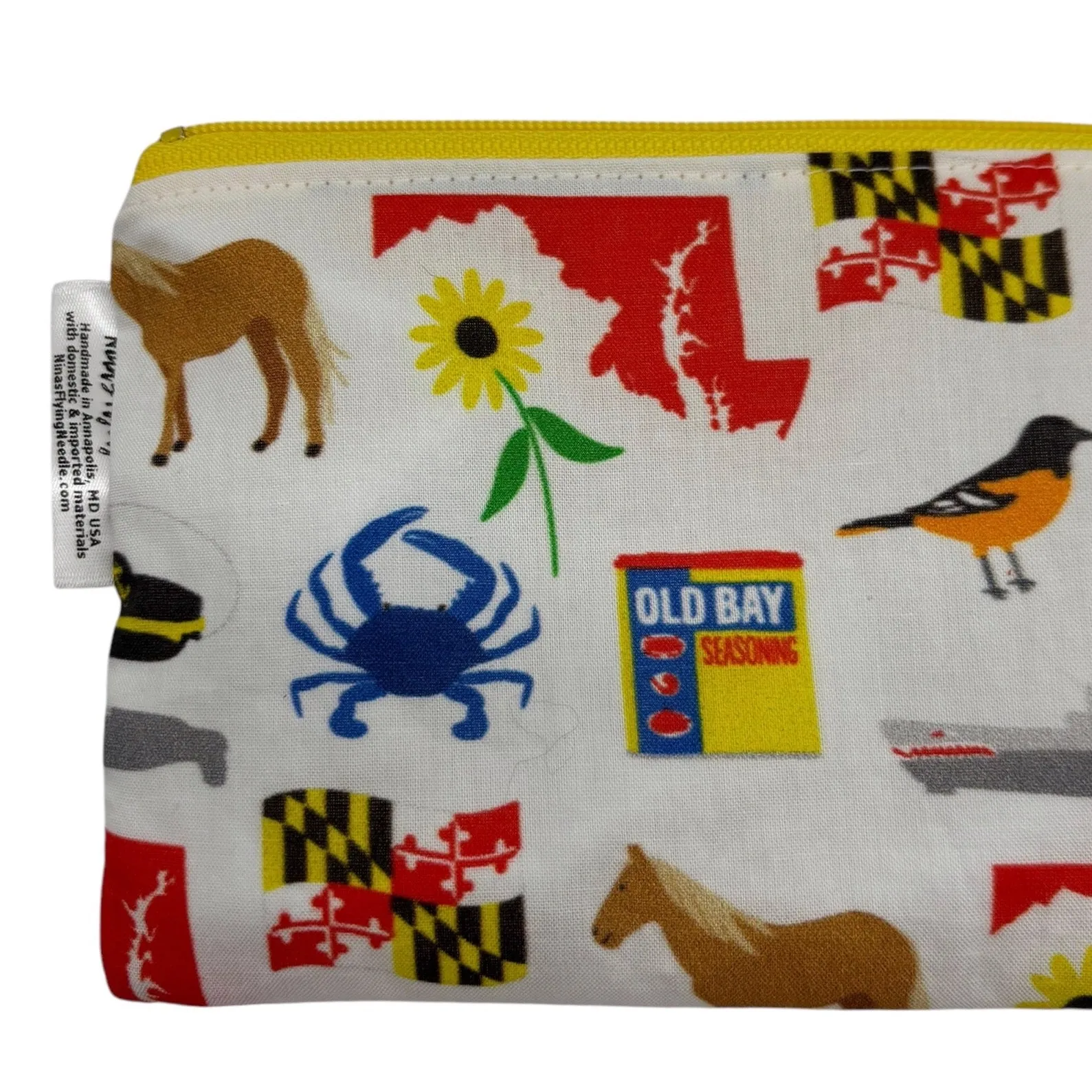 Knick Knack Sized Reusable Zippered Bag Maryland