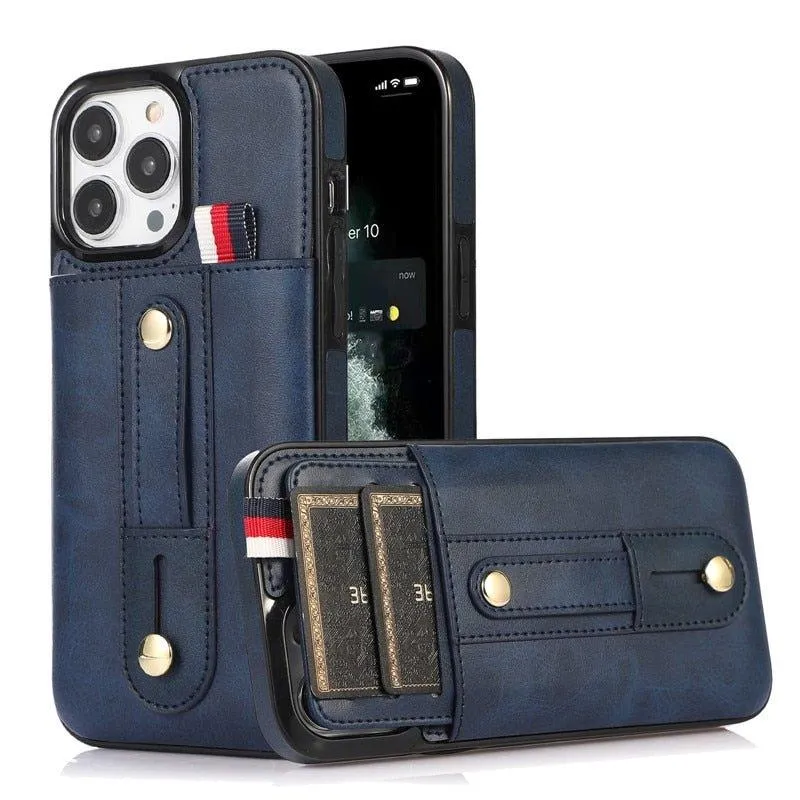 Leo Retro Leather Case with Card Slot For iPhone 15-16 Series