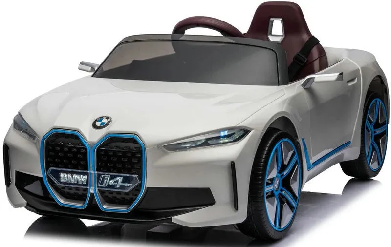 Licensed Upgraded 2025 BMW i4 Kids Ride On Car 1 Seater 12V | MP3 | Ages 3-8 | Remote