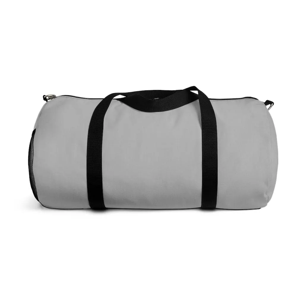 Lightweight Fikafuntimes White Logo Print Duffel Bag