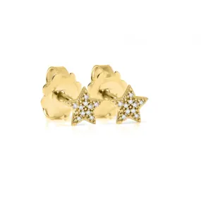 Limited Edition Small Star Earrings - 9ct Yellow Gold