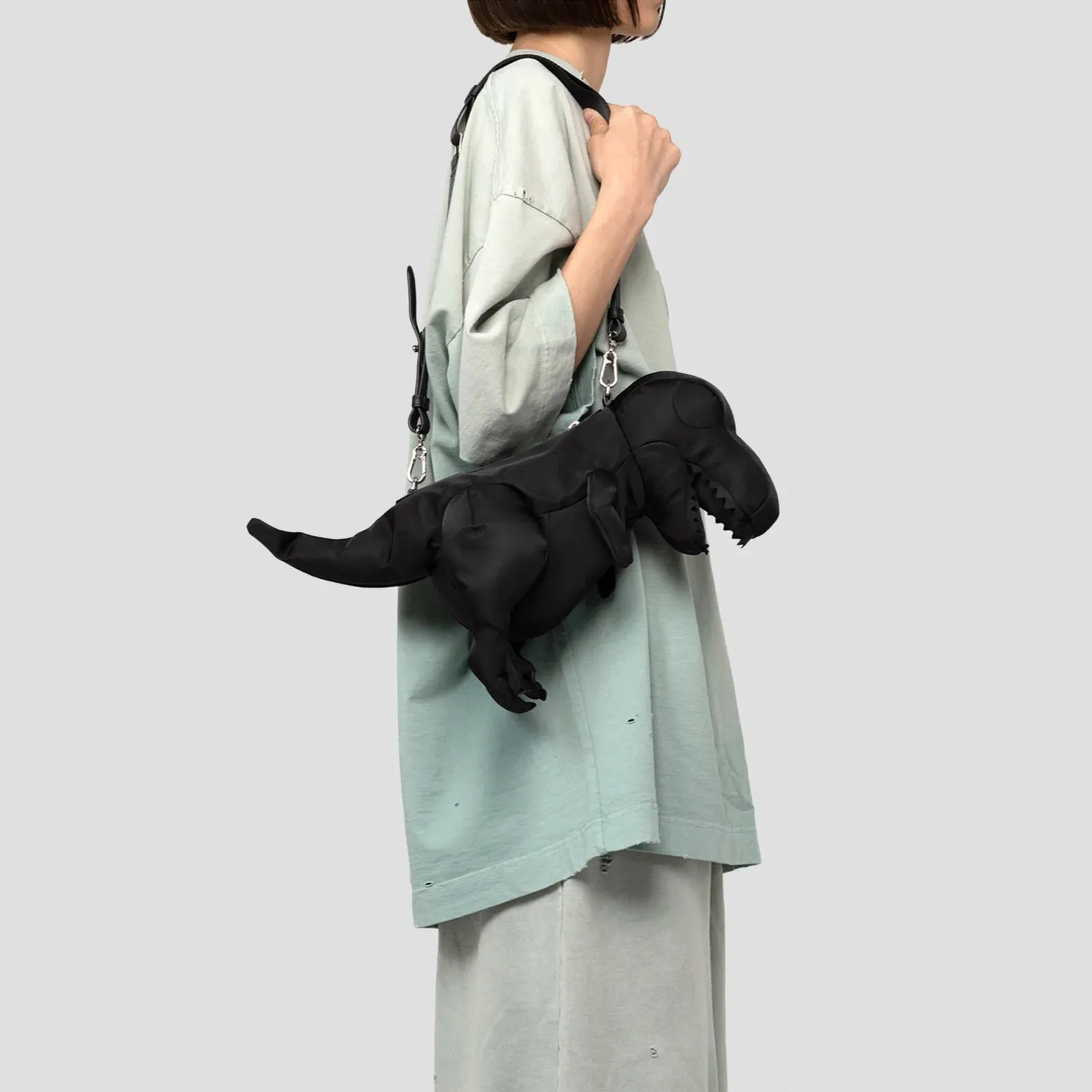 Maison Mihara Yasuhiro DOLLS / T-REX sholder bag - Black