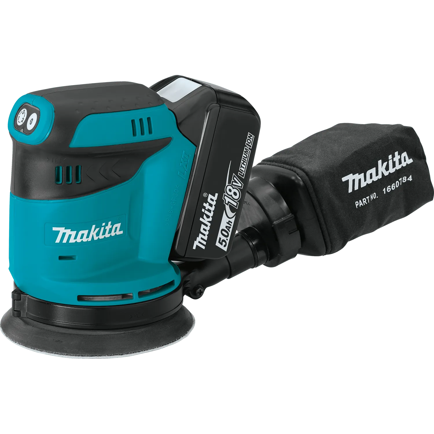 Makita (XOB01T) LXT® 5" Random Orbit Sander Kit (5.0Ah)