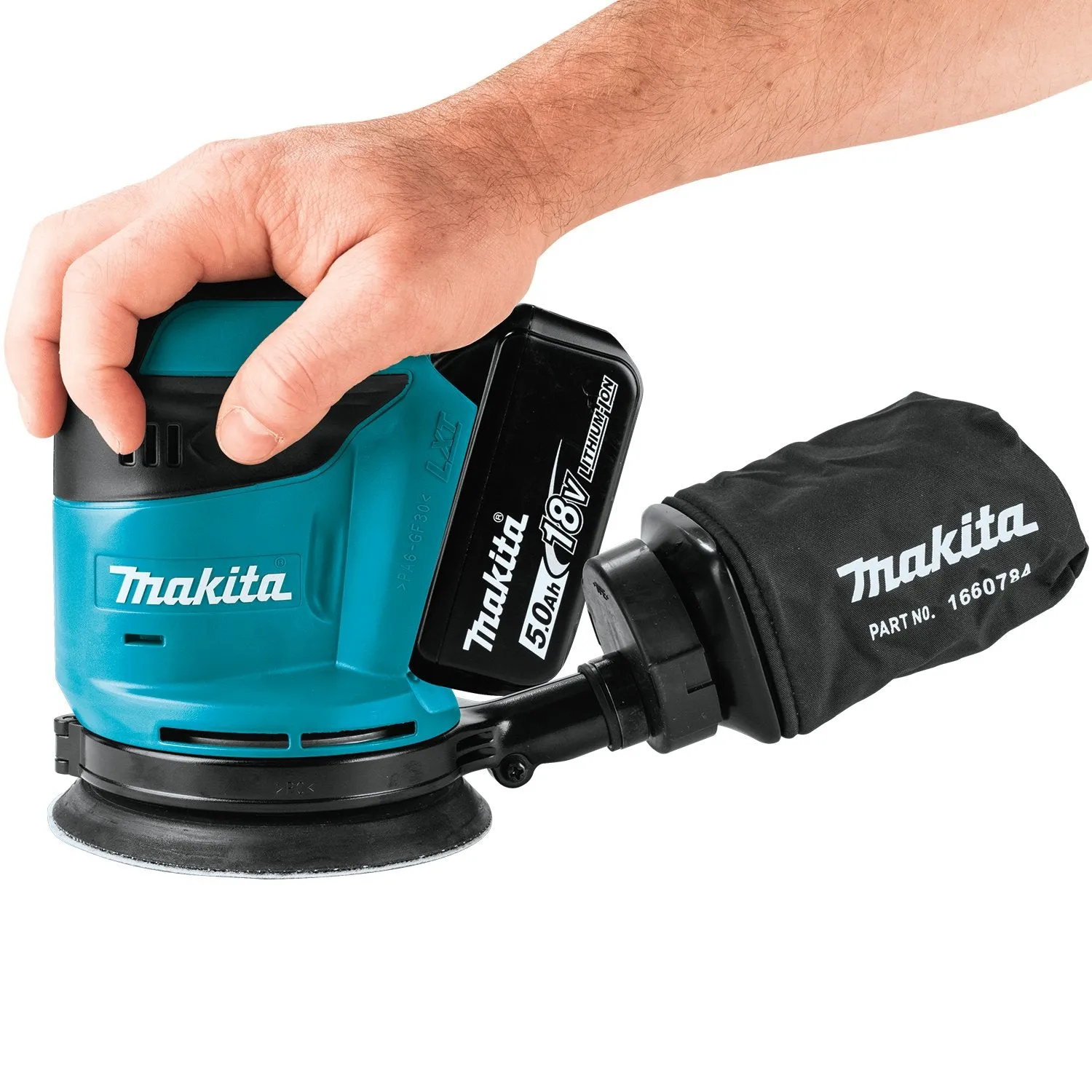 Makita (XOB01T) LXT® 5" Random Orbit Sander Kit (5.0Ah)