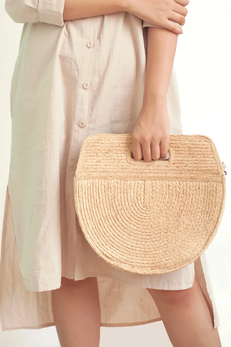 Marjolie raffia bag