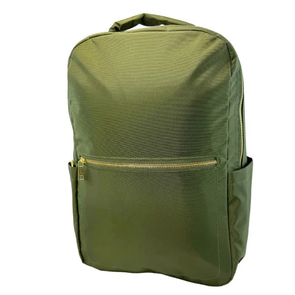 Medium Backpack Olive Nylon Diego by Mint Sweet Little Things