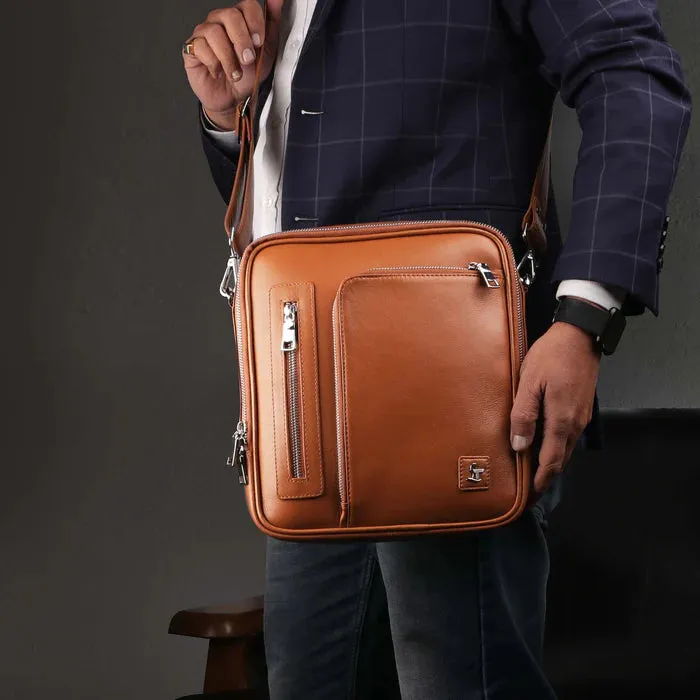 Men's Bag IX Leather Messenger Bag For Men