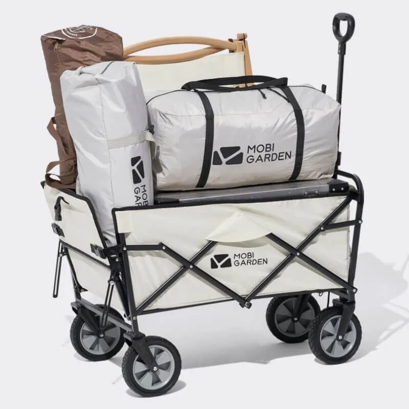 MOBI GARDEN 100L Outdoor Folding Wagon Extendable