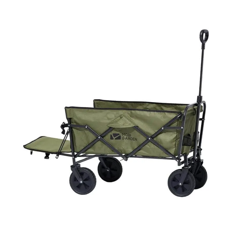 MOBI GARDEN 100L Outdoor Folding Wagon Extendable