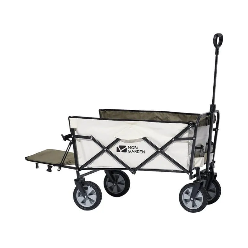 MOBI GARDEN 100L Outdoor Folding Wagon Extendable