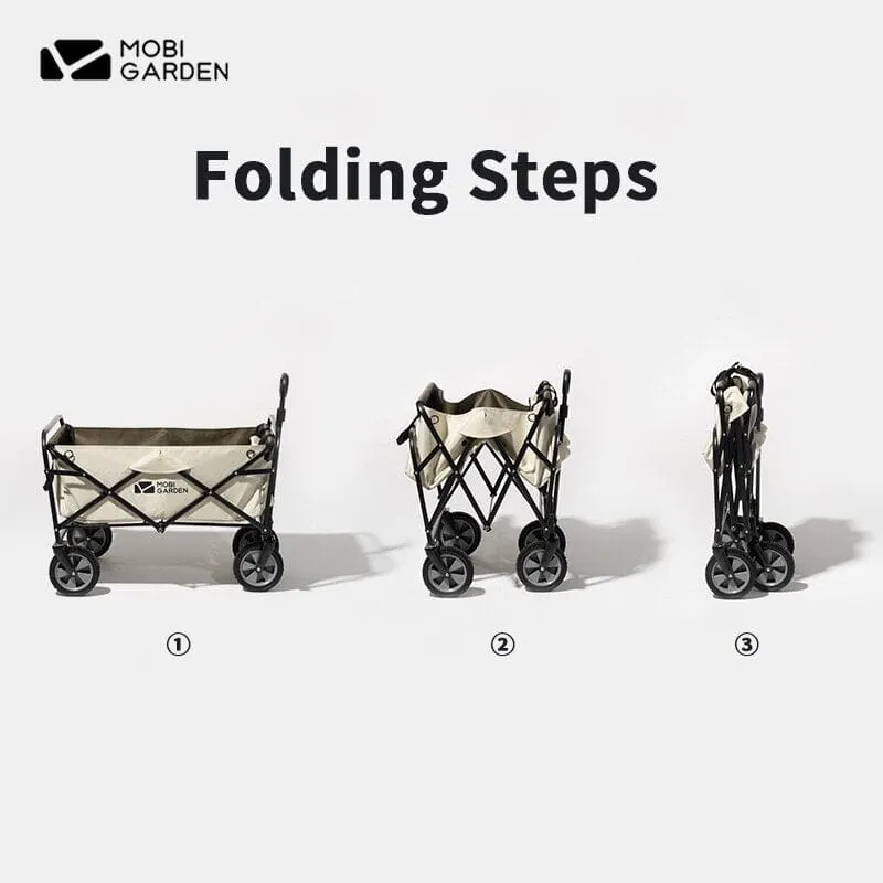 MOBI GARDEN 100L Outdoor Folding Wagon