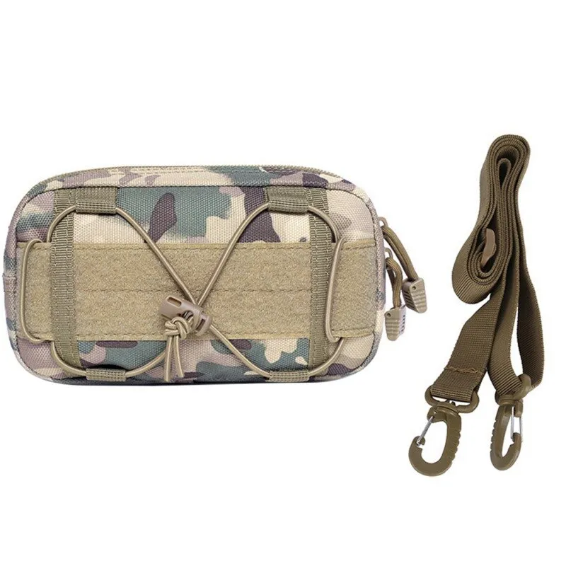 Molle Pouch Tactical Belt Waist Bag, EDC Tool Pocket Hunting Fanny Pack