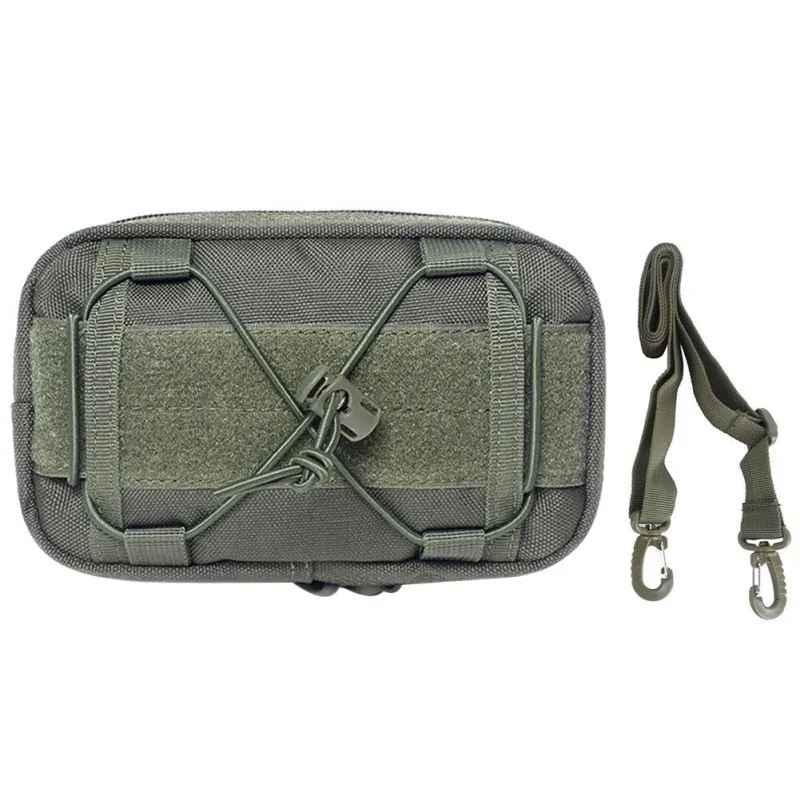 Molle Pouch Tactical Belt Waist Bag, EDC Tool Pocket Hunting Fanny Pack