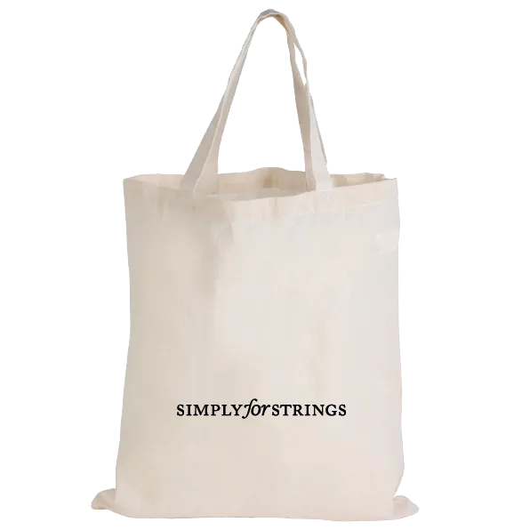 Music Tote Bag - Simply for Strings (Calico)