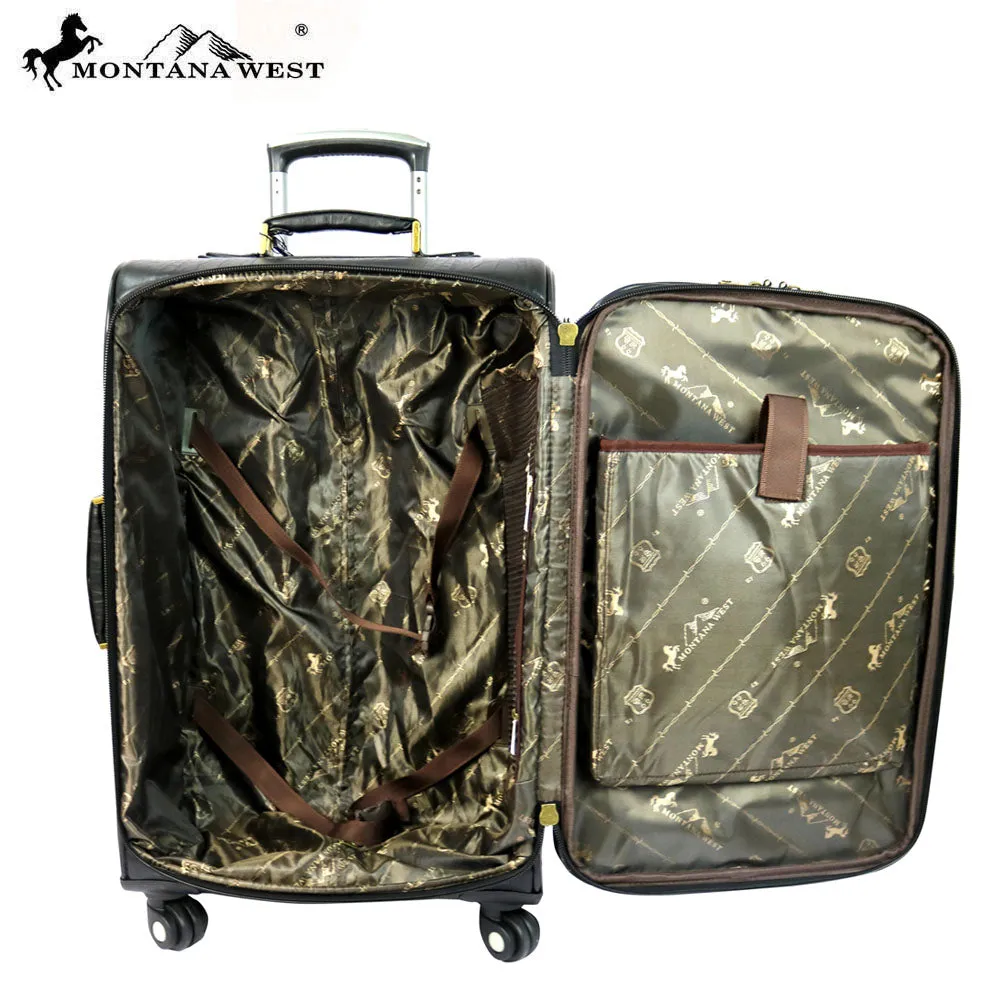 MW326-L1/2/3 Montana West Sugar Skull Collection 3 PC Luggage Set