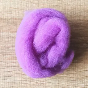 Needle felted wool felting lavender purple wool Roving for felting supplies short fabric easy felt