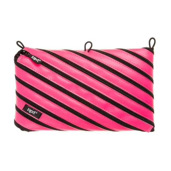 Neon Jumbo Pouch Clip Strip 8 Units Unisex Bts Bag Pink Zjn-Cs-1