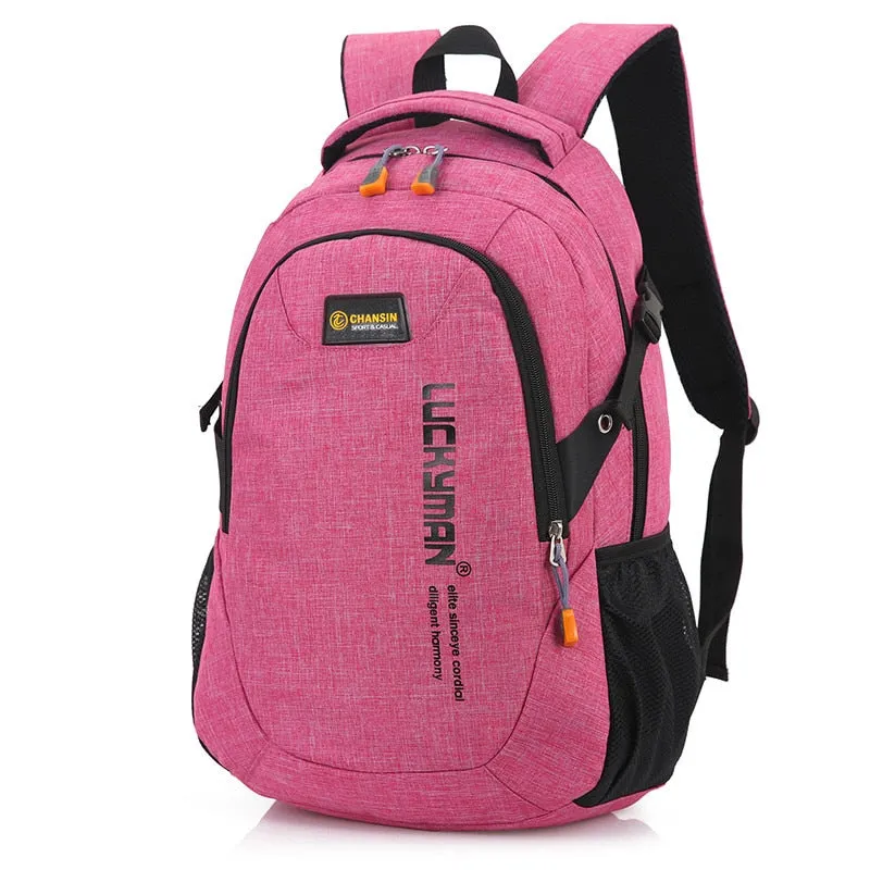 New Fashion Men's Backpack Bag Male Polyester Laptop Backpack Computer Bags high school student college students bag male