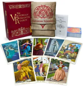 Now Sold Out. The Victorian Romantic Tarot - with cold stamping. Large format, limited edition. GOLD bag.