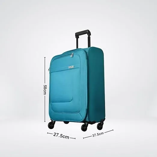 OPTIMA Prion Softside Expandable Roller Luggage (24 inch Colour -T.Blue)