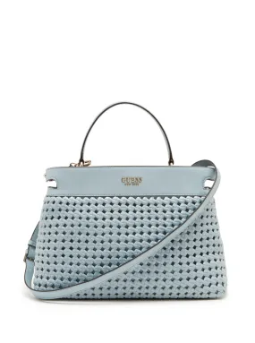 Pale Cloud Blue Sicilia Crossbody Satchel Bag