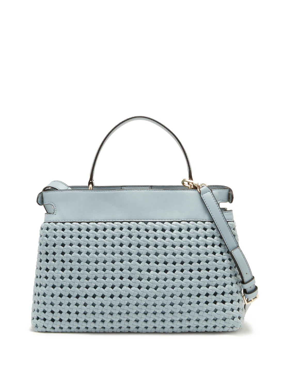 Pale Cloud Blue Sicilia Crossbody Satchel Bag