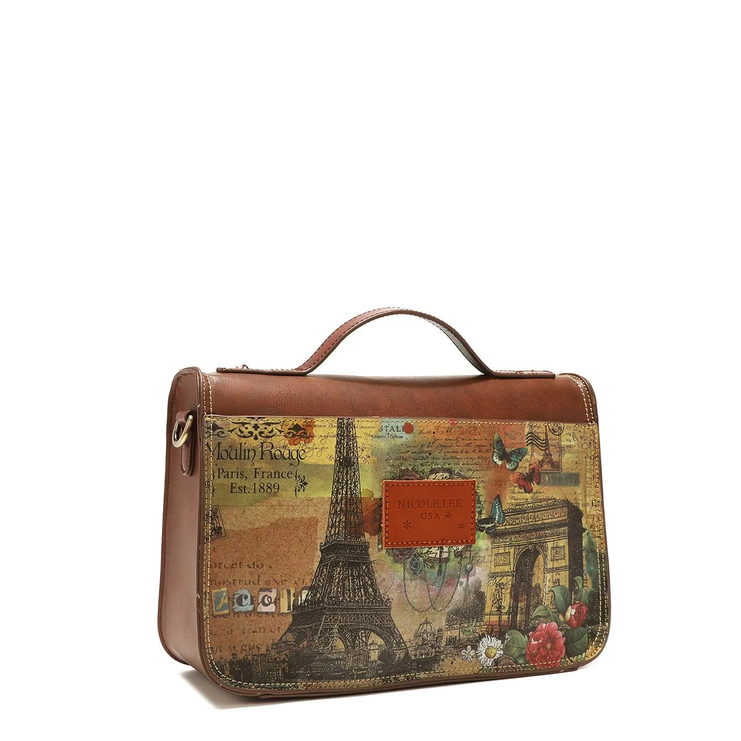 PARIS FASHION WEEK TOP HANDLE HANDBAG