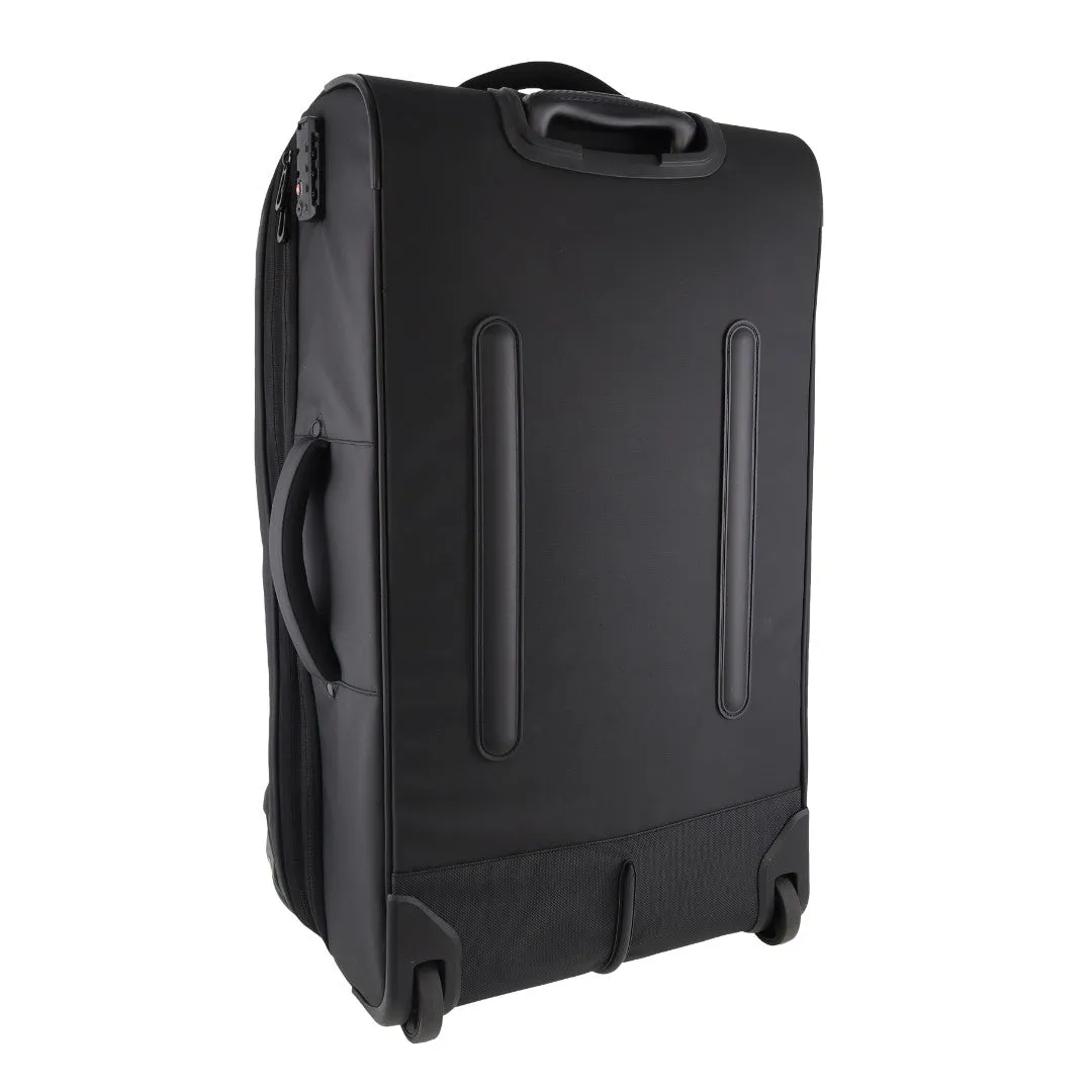 Pierre Cardin - PC3940L 72cm LARGE 2 Wheel Soft-Shell Trolley Case - Black