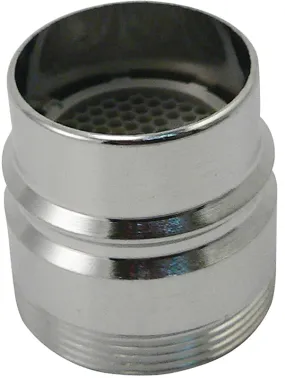 Plumb Pak PP28003 Faucet Aerator Adapter, 15/16-27 x 55/64 in in, Male/Female, Brass, Chrome Plated :BAG: QUANTITY: 1