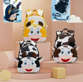 Premium Quality 3D Cow Backpack for kindergarten kids