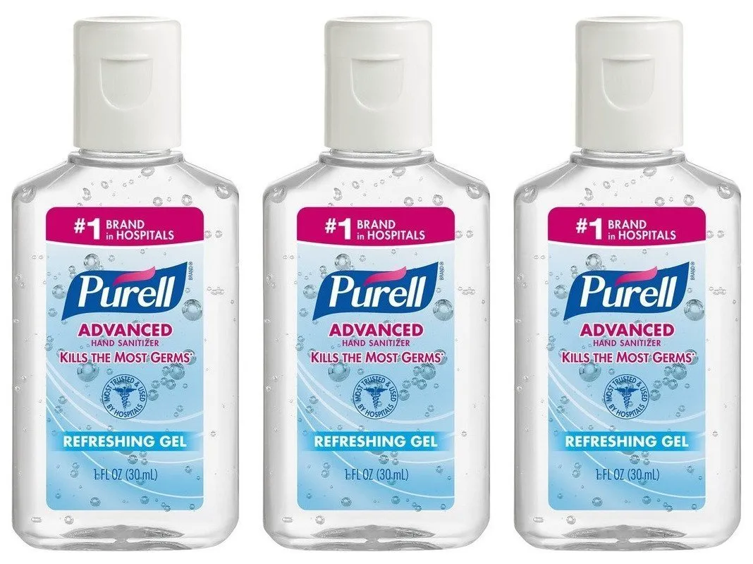 Purell Advanced Hand Sanitizer Refreshing Gel, 1 Fl Oz