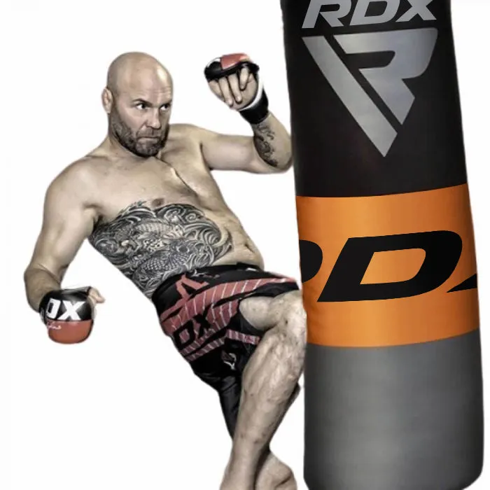 RDX F12 4ft / 5ft 4-in-1 Punch Bag with gloves & wall Bracket Set